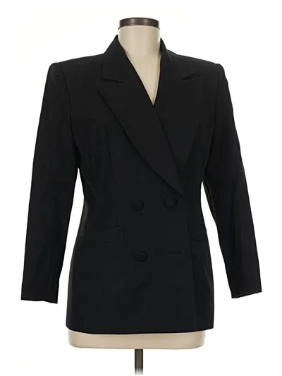 Pre-owned Kasper A.s.l. Blazer Jacket In Black