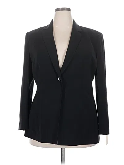 Pre-owned Kasper A.s.l. Blazer Jacket In Black