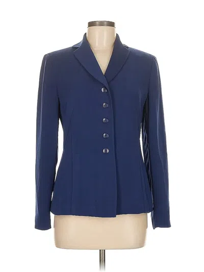 Pre-owned Kasper A.s.l. Blazer Jacket In Blue