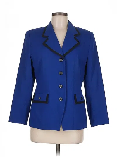 Pre-owned Kasper A.s.l. Blazer Jacket In Blue