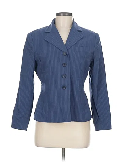 Pre-owned Kasper A.s.l. Blazer Jacket In Blue