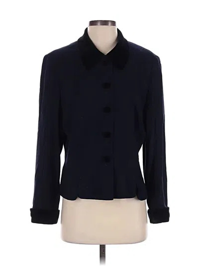 Pre-owned Kasper A.s.l. Blazer Jacket In Blue