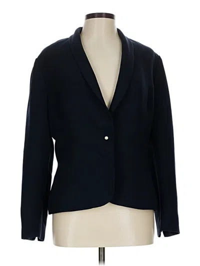 Pre-owned Kasper A.s.l. Blazer Jacket In Blue