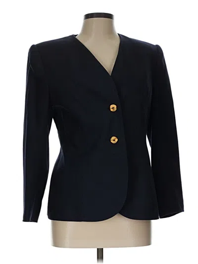 Pre-owned Kasper A.s.l. Blazer Jacket In Blue