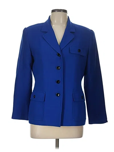 Pre-owned Kasper A.s.l. Blazer Jacket In Blue