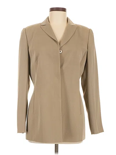 Pre-owned Kasper A.s.l. Blazer Jacket In Brown