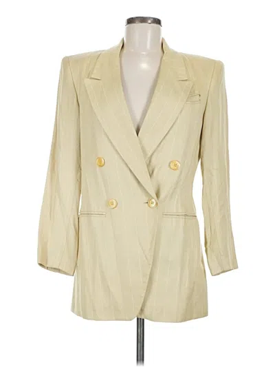 Pre-owned Kasper A.s.l. Blazer Jacket In Gold