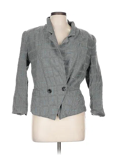 Pre-owned Kasper A.s.l. Blazer Jacket In Gray