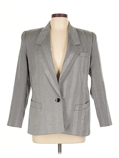 Pre-owned Kasper A.s.l. Blazer Jacket In Gray