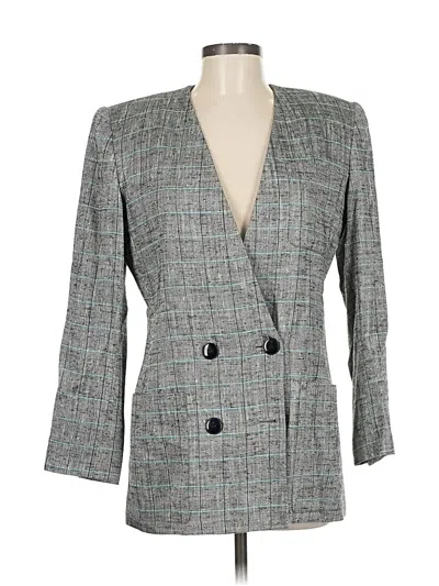 Pre-owned Kasper A.s.l. Blazer Jacket In Gray