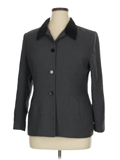 Pre-owned Kasper A.s.l. Blazer Jacket In Gray