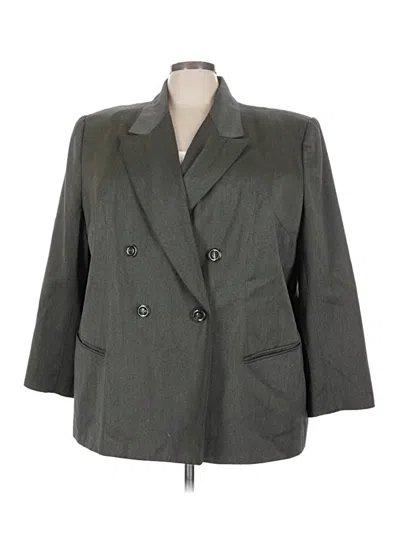 Pre-owned Kasper A.s.l. Blazer Jacket In Gray