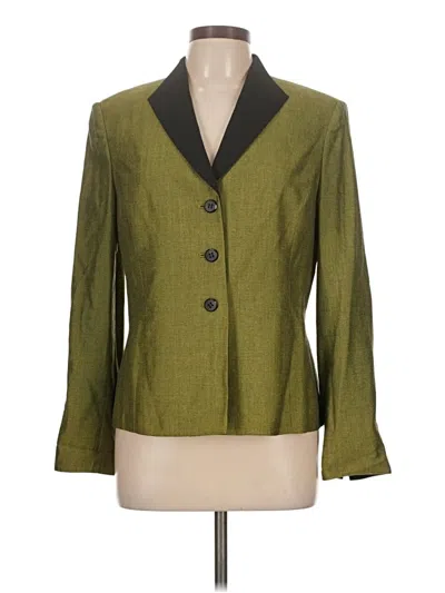 Pre-owned Kasper A.s.l. Blazer Jacket In Green