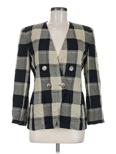 Pre-owned Kasper A.s.l. Blazer Jacket In Ivory