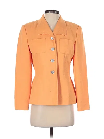 Pre-owned Kasper A.s.l. Blazer Jacket In Orange