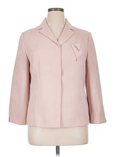 Pre-owned Kasper A.s.l. Blazer Jacket In Pink