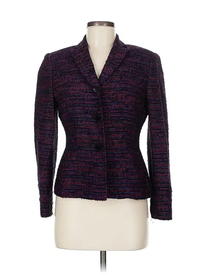 Pre-owned Kasper A.s.l. Blazer Jacket In Purple