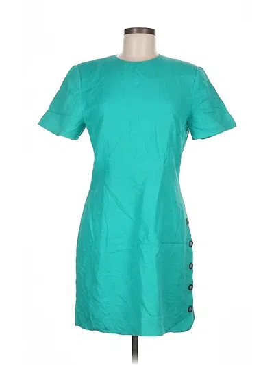 Pre-owned Kasper A.s.l. Casual Dress In Blue