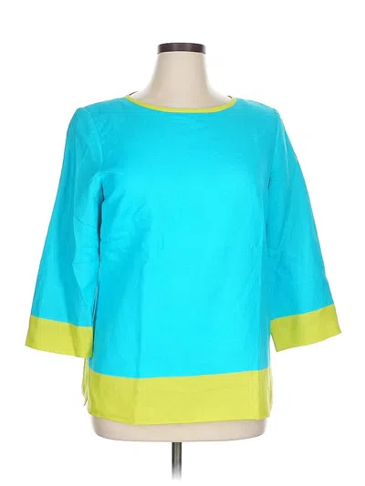 Pre-owned Kasper A.s.l. Casual Dress In Blue