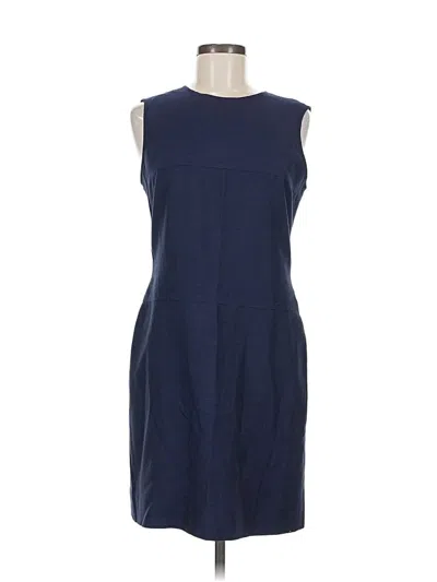 Pre-owned Kasper A.s.l. Casual Dress In Blue