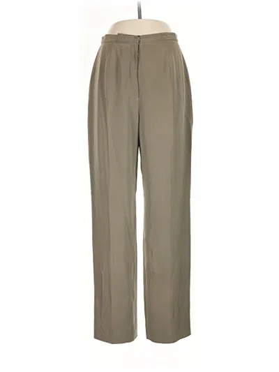 Pre-owned Kasper A.s.l. Casual Pants In Tan