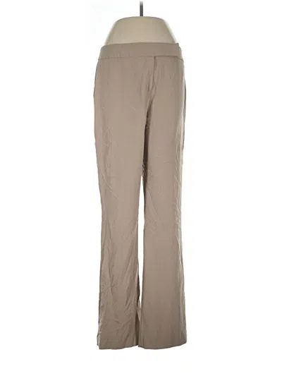 Pre-owned Kasper A.s.l. Casual Pants In Tan