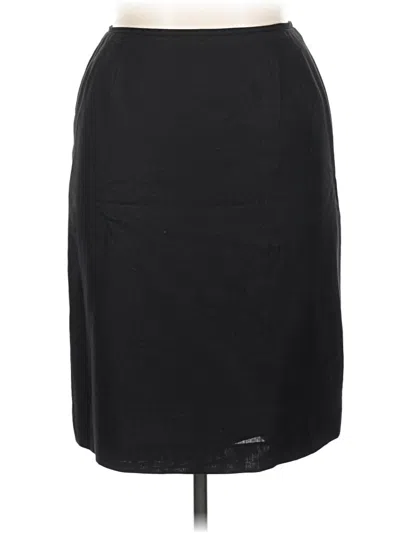Pre-owned Kasper A.s.l. Casual Skirt In Black