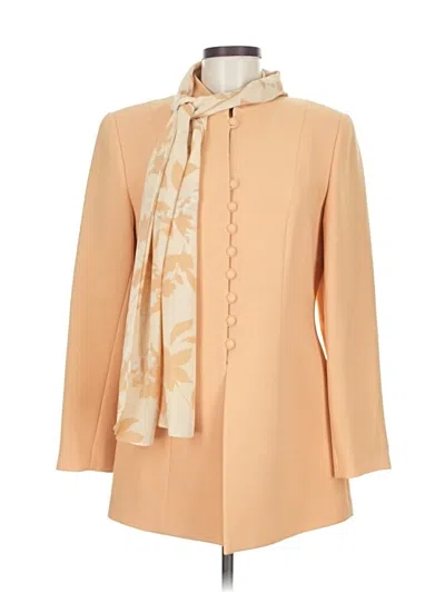 Pre-owned Kasper A.s.l. Coat In Brown