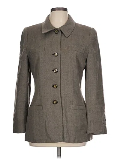 Pre-owned Kasper A.s.l. Coat In Gray