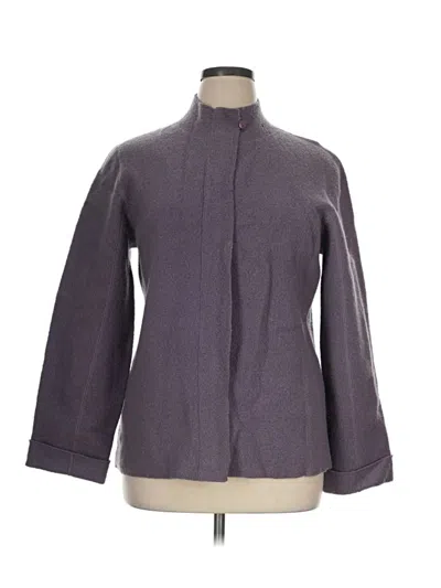 Pre-owned Kasper A.s.l. Coat In Purple