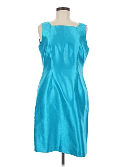 Pre-owned Kasper A.s.l. Cocktail Dress In Blue