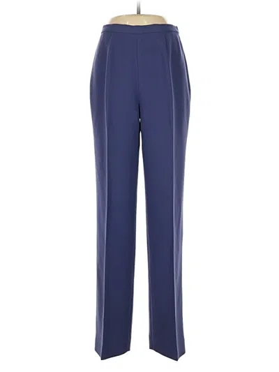 Pre-owned Kasper A.s.l. Dress Pants In Blue