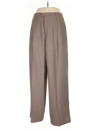 Pre-owned Kasper A.s.l. Dress Pants In Gray