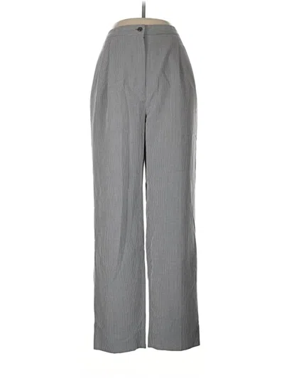 Pre-owned Kasper A.s.l. Dress Pants In Gray