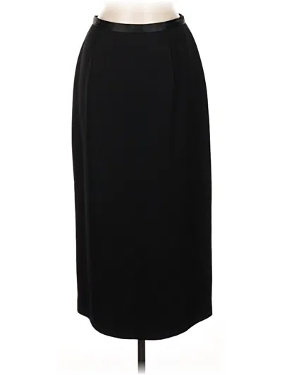 Pre-owned Kasper A.s.l. Formal Skirt In Black