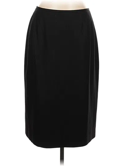 Pre-owned Kasper A.s.l. Formal Skirt In Black