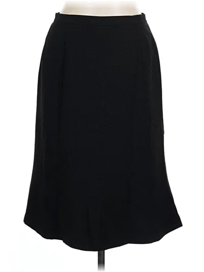 Pre-owned Kasper A.s.l. Formal Skirt In Black
