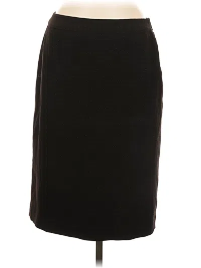 Pre-owned Kasper A.s.l. Formal Skirt In Black