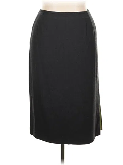 Pre-owned Kasper A.s.l. Formal Skirt In Black