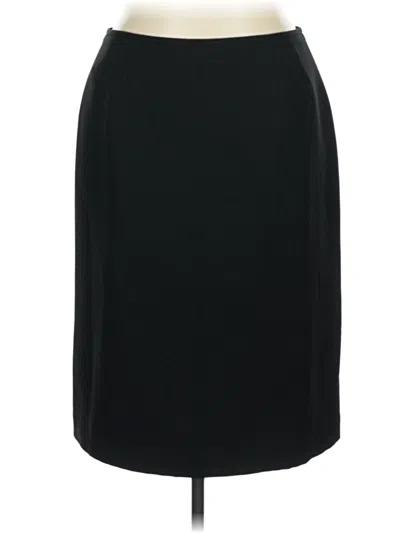 Pre-owned Kasper A.s.l. Formal Skirt In Black
