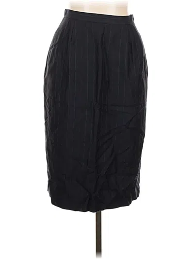 Pre-owned Kasper A.s.l. Formal Skirt In Black