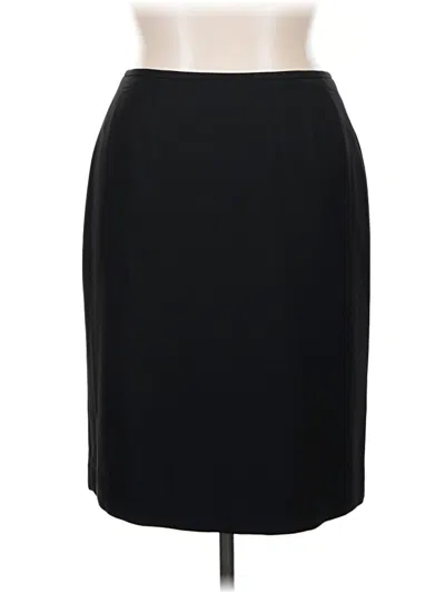 Pre-owned Kasper A.s.l. Formal Skirt In Black