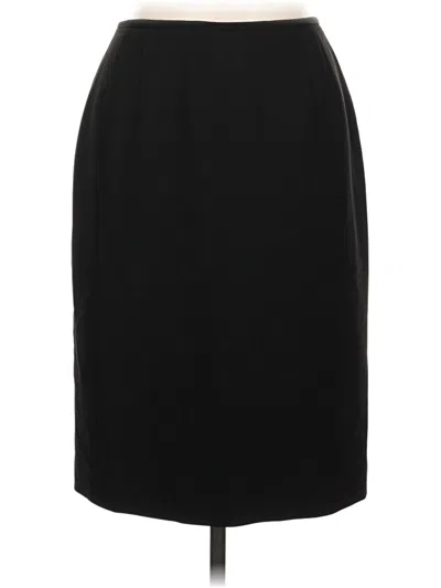 Pre-owned Kasper A.s.l. Formal Skirt In Black