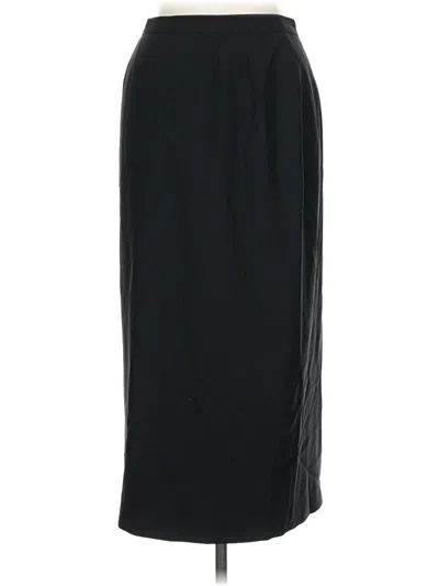 Pre-owned Kasper A.s.l. Formal Skirt In Black