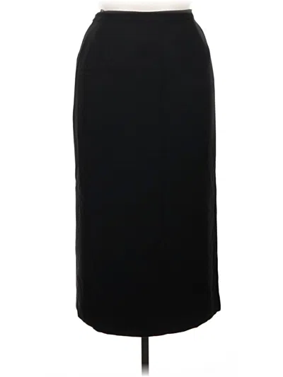 Pre-owned Kasper A.s.l. Formal Skirt In Black