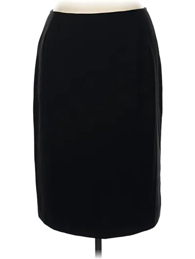 Pre-owned Kasper A.s.l. Formal Skirt In Black