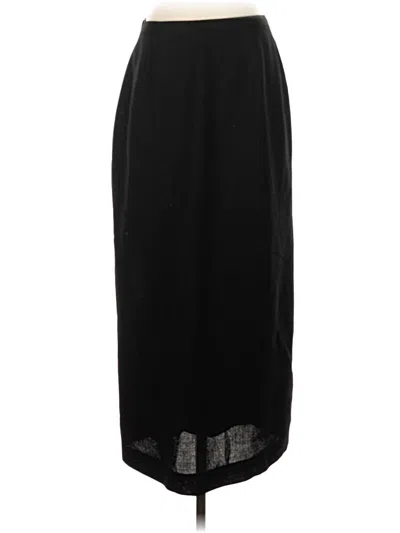 Pre-owned Kasper A.s.l. Formal Skirt In Black