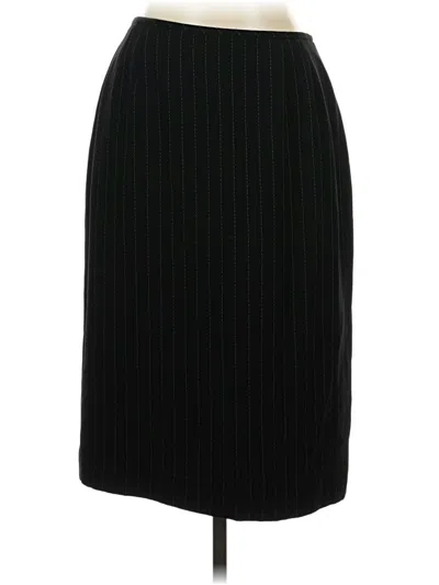 Pre-owned Kasper A.s.l. Formal Skirt In Black