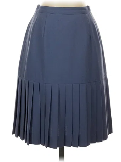 Pre-owned Kasper A.s.l. Formal Skirt In Blue
