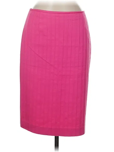 Pre-owned Kasper A.s.l. Formal Skirt In Pink